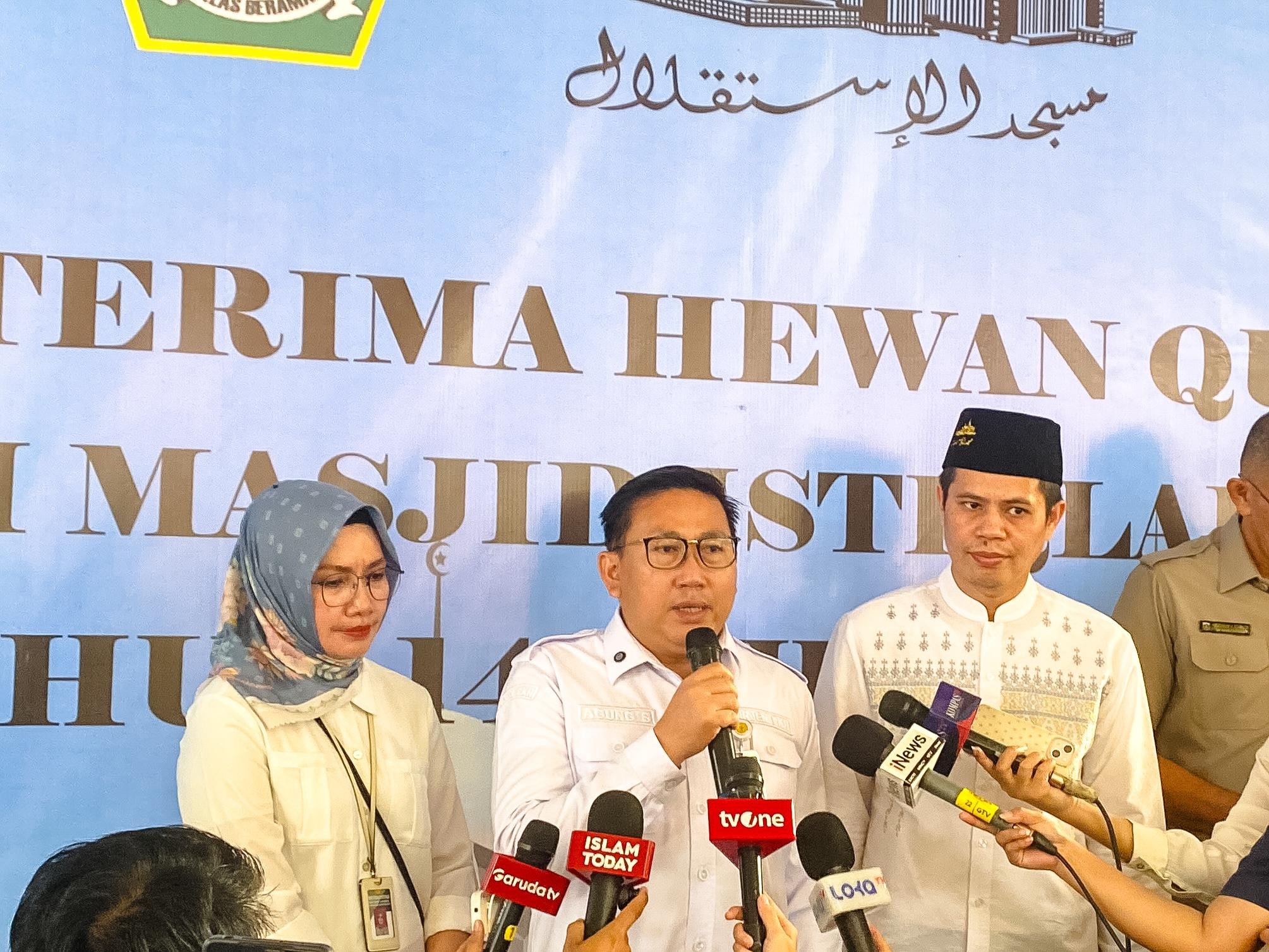 Bersama BPJPH, Kementan Pantau Penyembelihan Hewan Kurban di Istiqlal