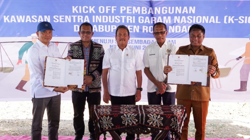 KKP Jalin 3 Kerjasama Penting Bangun Sentra Garam di Rote Ndao