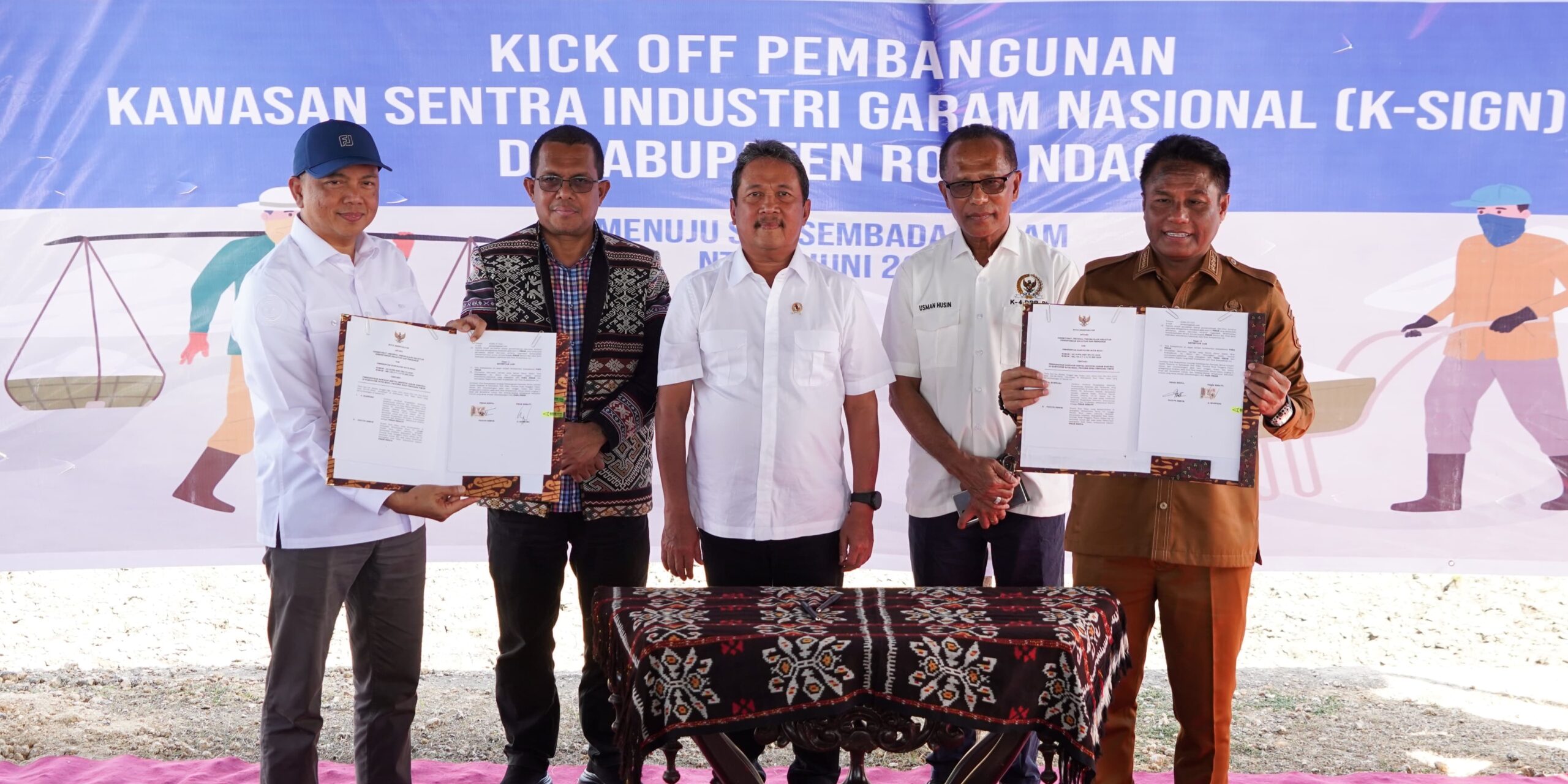 KKP Jalin 3 Kerjasama Penting Bangun Sentra Garam di Rote Ndao