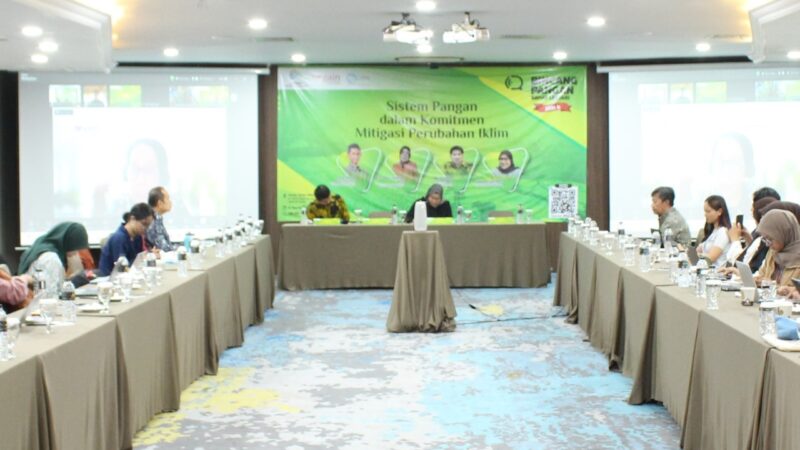 Komitmen Mitigasi Perubahan Iklim di Sektor Pangan Penting Guna Mengurangi  Risiko Bencana
