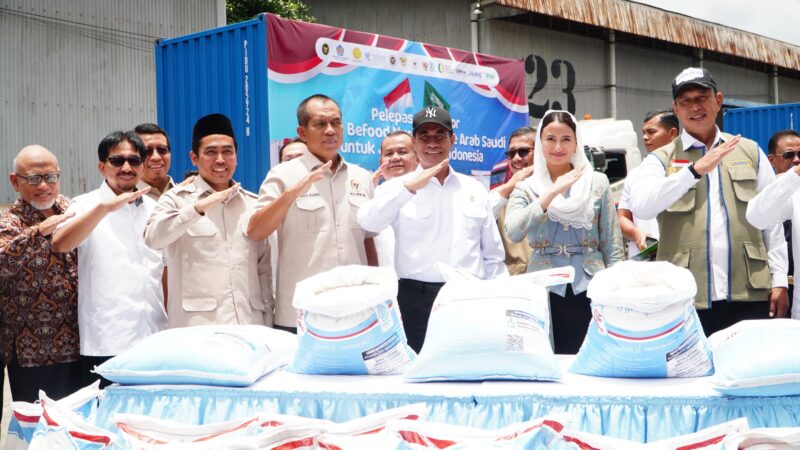 Beras Indonesia Tembus Tanah Suci! 2.280 Ton Dikirim Untuk Jemaah Haji 2026