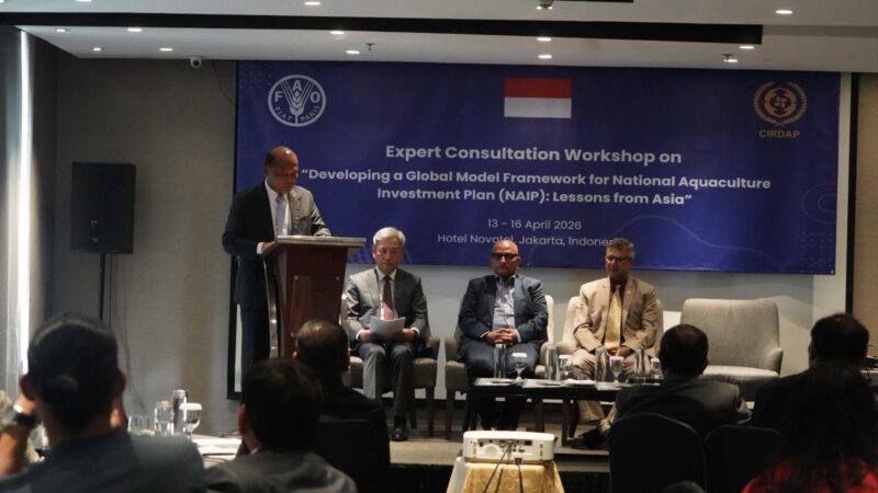 Indonesia Dorong Investasi Akuakultur Berkelanjutan Lewat Workshop FAO-CIRDAP